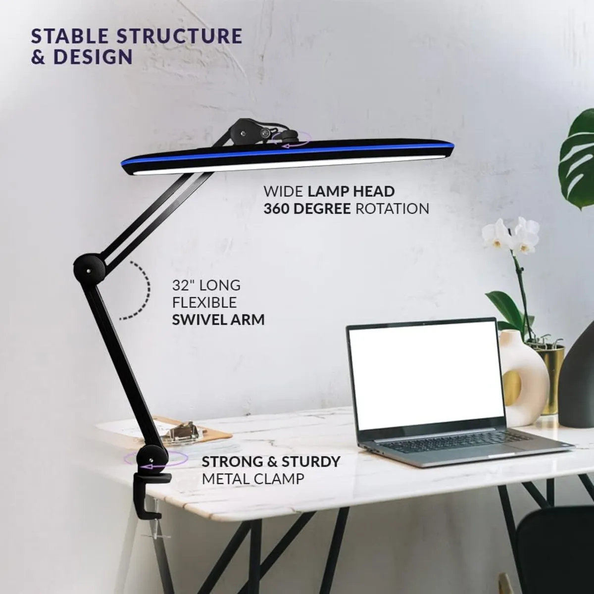 Xl 2 200 Lumens 24W LED Desk Lamp - Image 3
