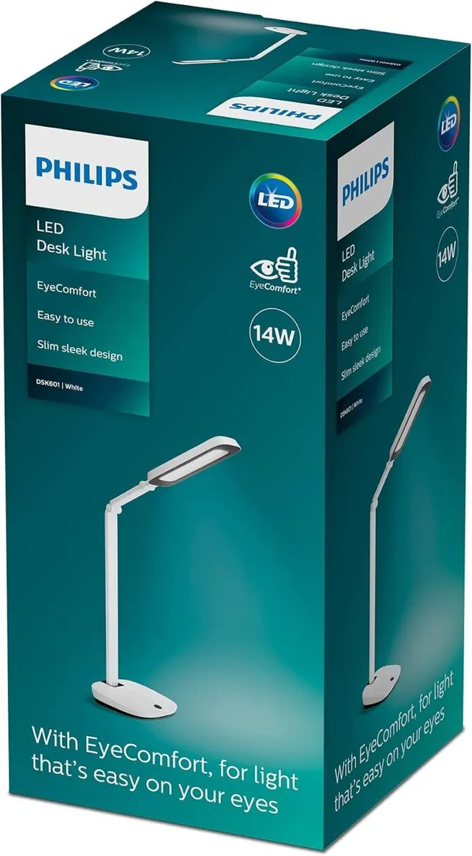 LED Robotplus Desk Lamp 14W Light Cool - Image 2