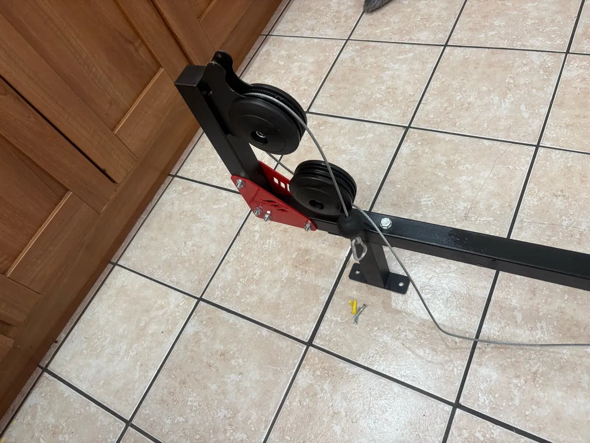 WALL MOUNTED UPPER + LOWER CABLE PULLEY SYSTEM! - Image 4