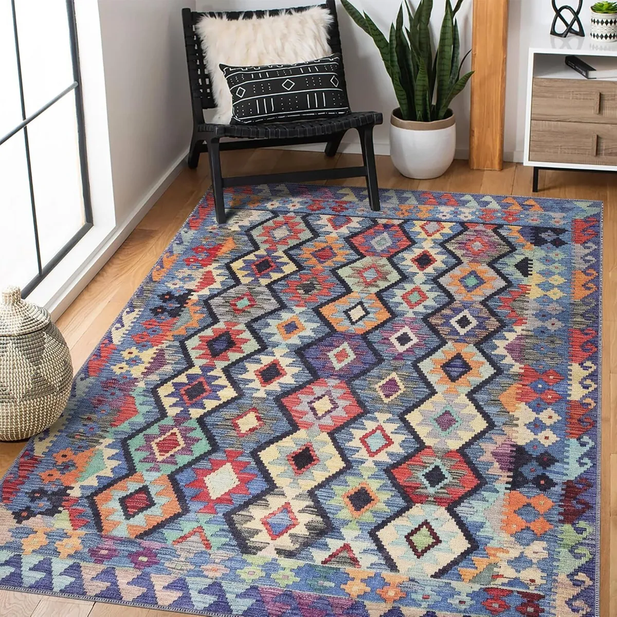 Washable Area Rugs for Living Room Traditional - Image 2