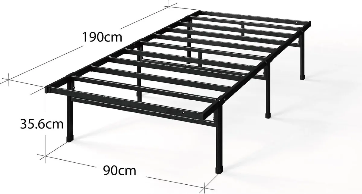 Justin Easy to Assemble Slatted Base Height 36 - Image 2
