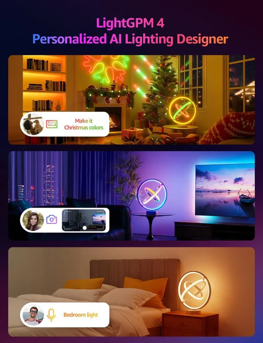 Ai Table Lamp Smart LED with Music Sync - Image 2