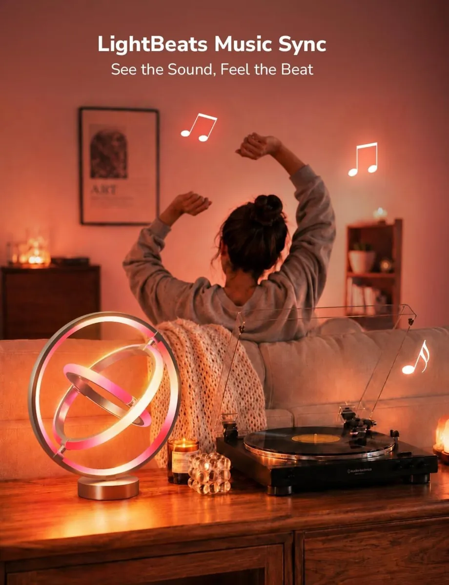 Ai Table Lamp Smart LED with Music Sync - Image 3