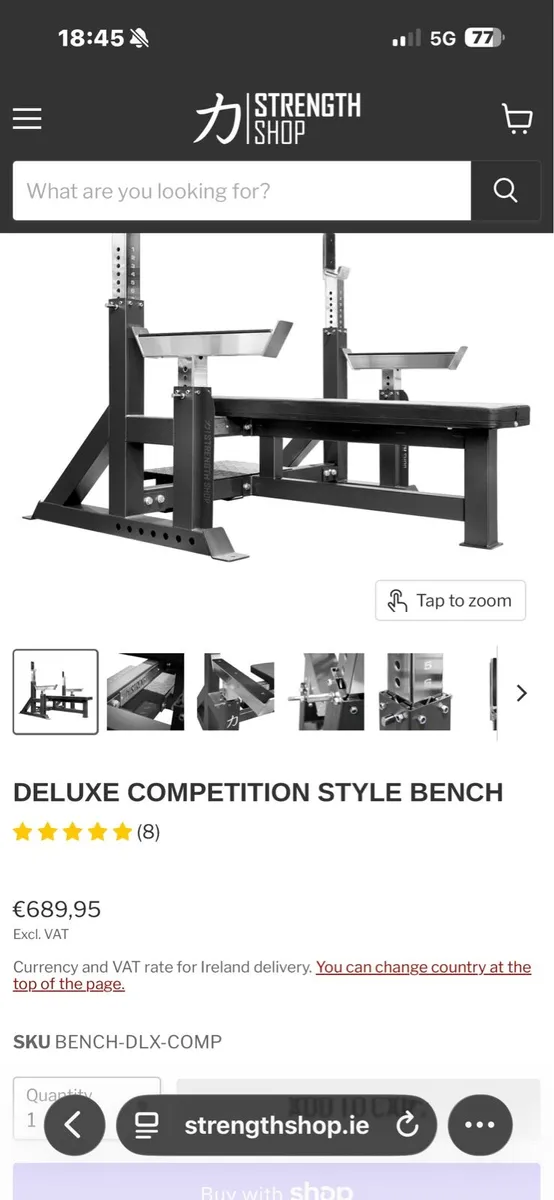READ!!! STRENGTHMAX COMPETITION DELUXE PRO BENCH!! - Image 1