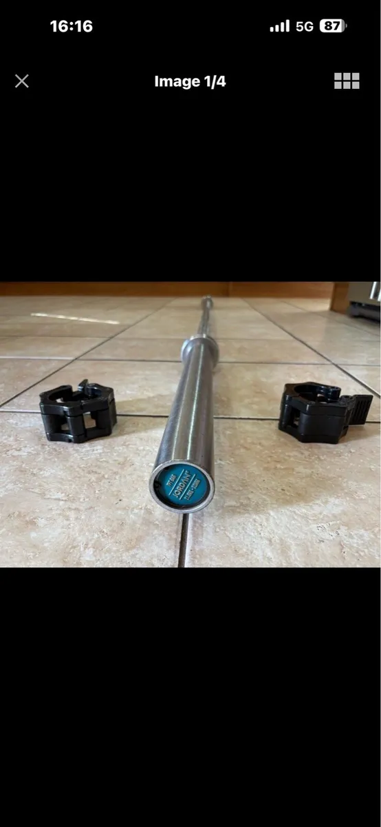 COMMERCIAL OLYMPIC PRO BARBELL WAS 328 EURO NEW!! - Image 2