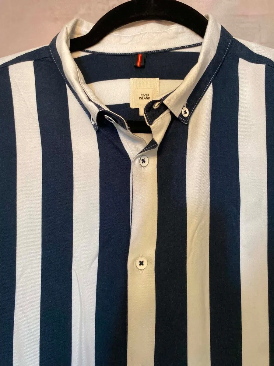 River Island striped shirt -size M - Image 2