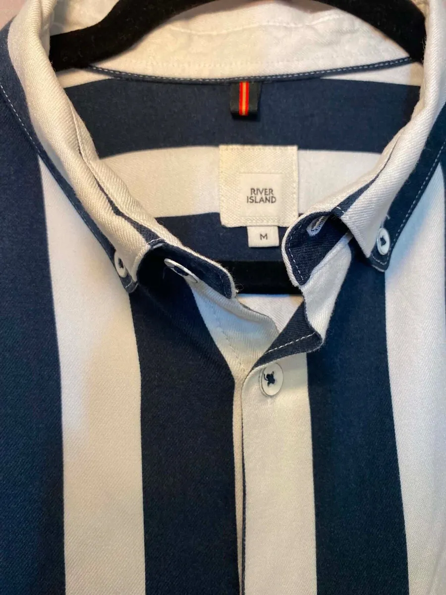 River Island striped shirt -size M - Image 3