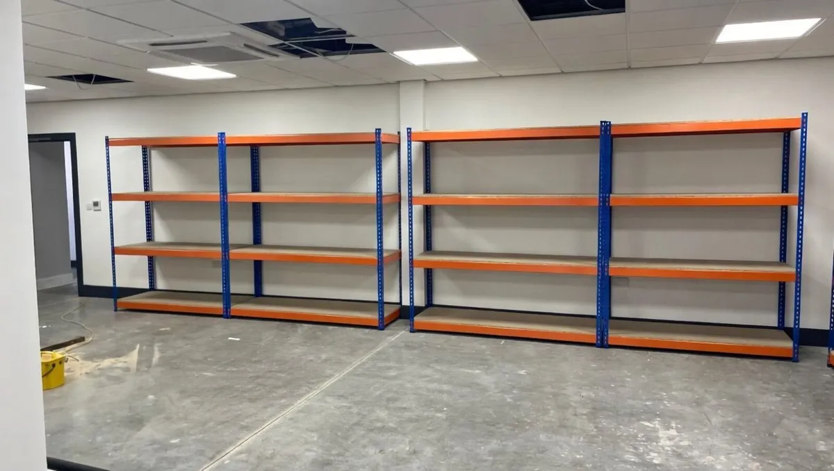 4 Tier Industrial Shelving Bays Workshops Sheds - Image 1