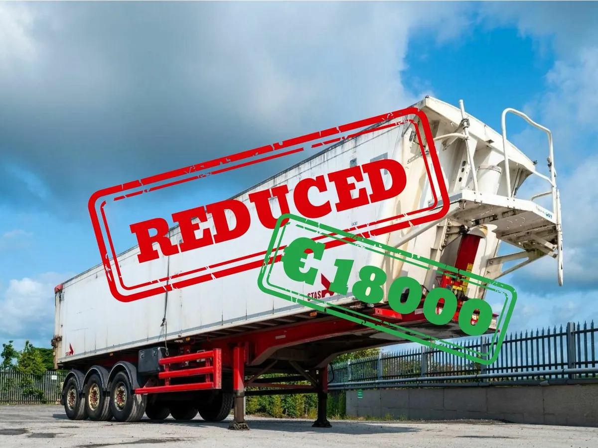 Bulk Alloy Tipping Trailer For SALE - Image 1