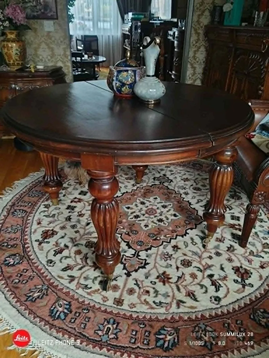 antique mahogany table - Image 2