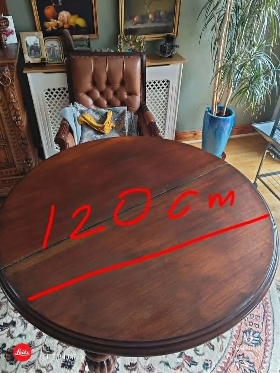 antique mahogany table - Image 4