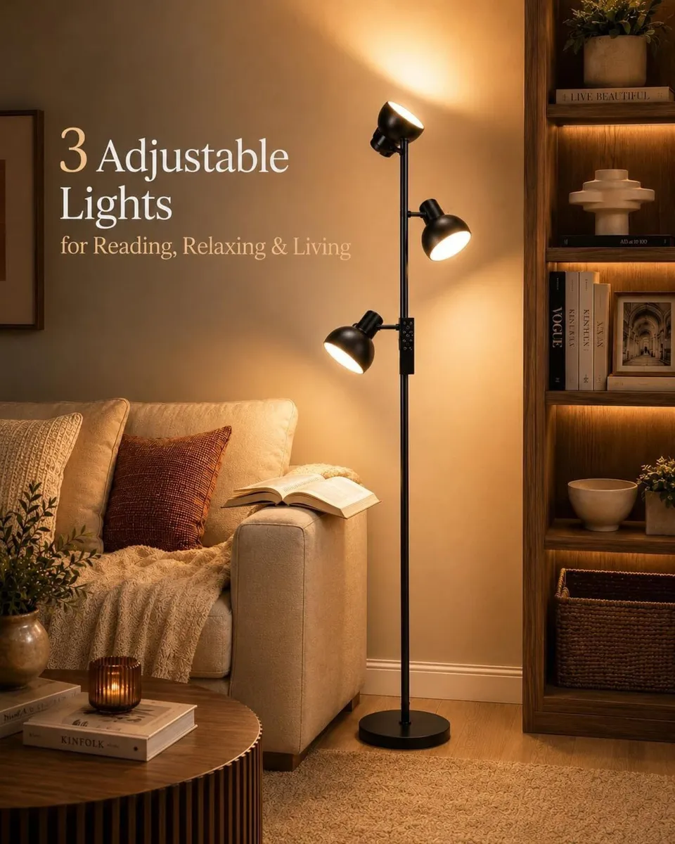 Floor Lamp Living Room 36W LED Dimmable - Image 3