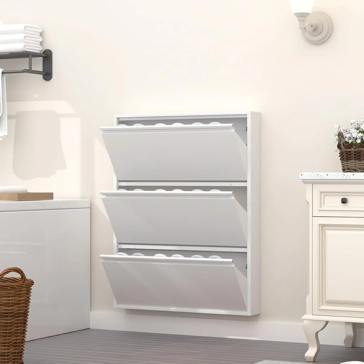 Shoe Cabinet Storage for Entryway Narrow Slim - Image 3