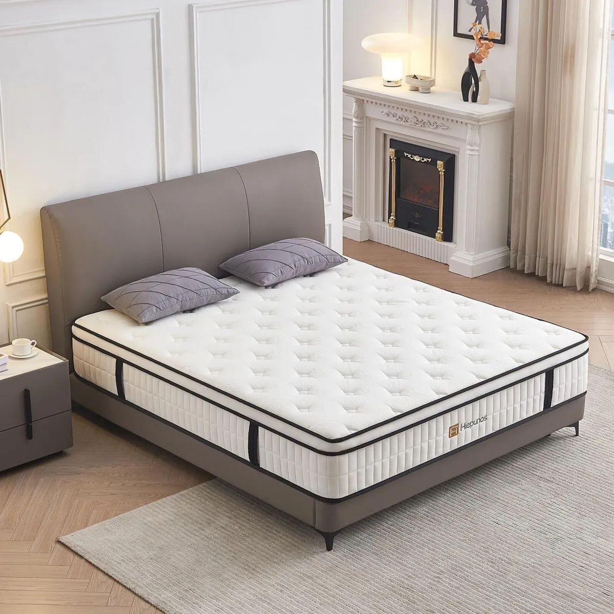 Mattress 10.2 Inch Bed 7-Zone Pocket Sprung Medium - Image 2