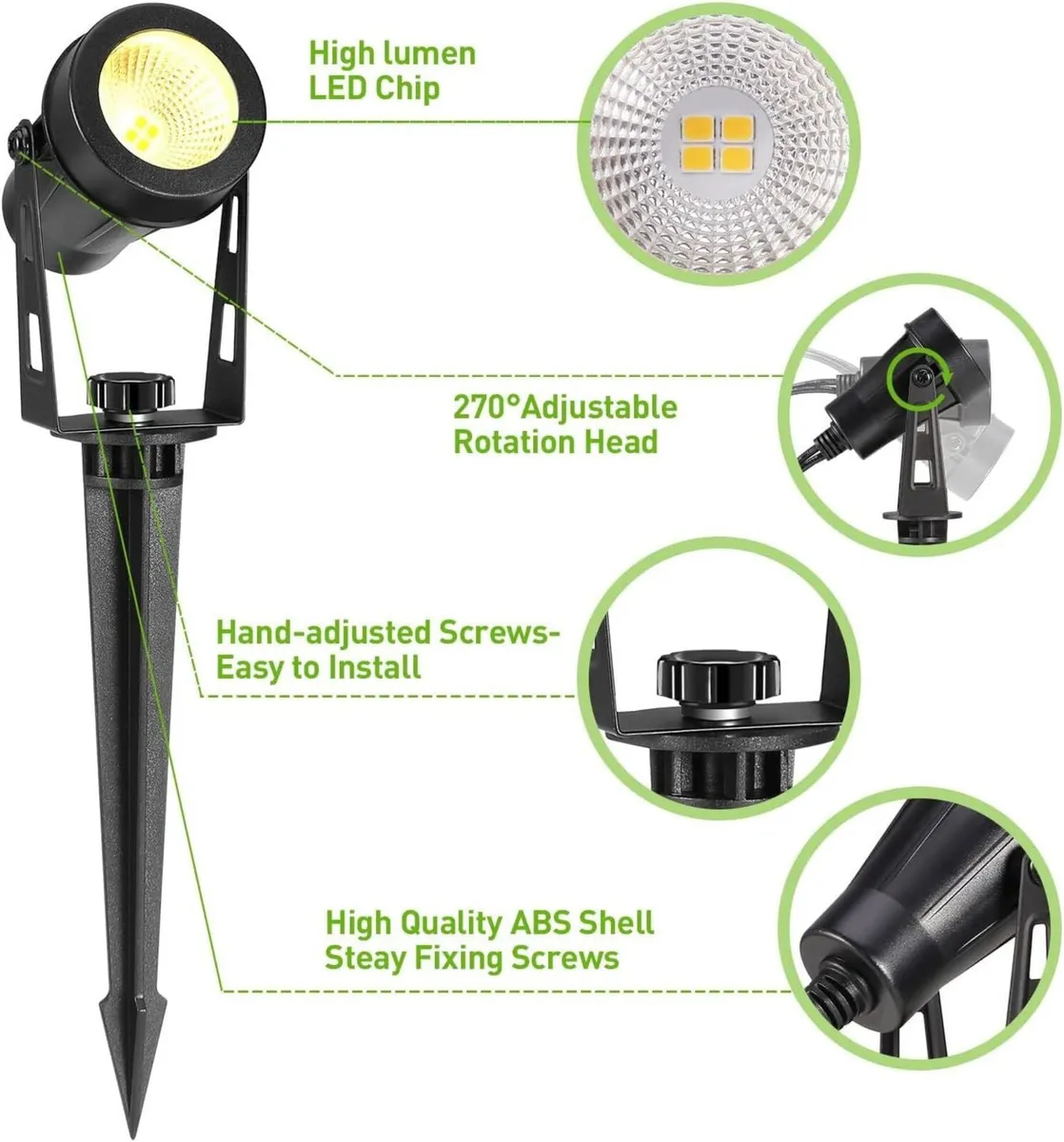 Garden Spot Lights 8 in 1 27m 88.58FT - Image 4