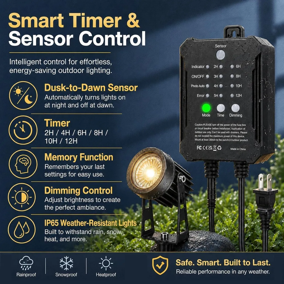 Garden Spotlights Mains Powered with Transformer - Image 2
