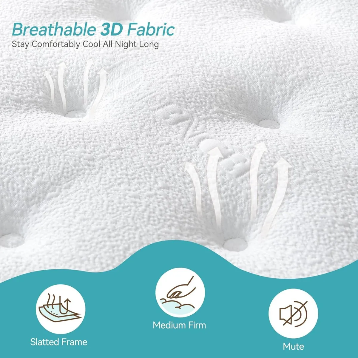 Mattress Extra Thick Gel Memory Foam - Image 2