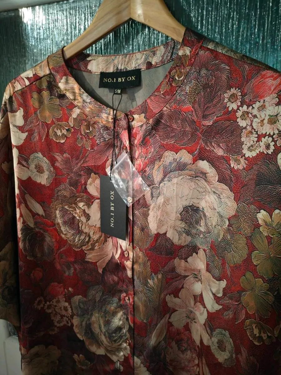No. 1 by Ox Tunika Kjole, a floral print tunic dre - Image 3