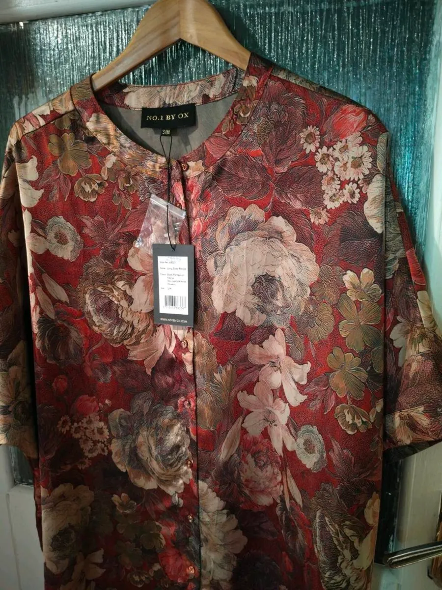 No. 1 by Ox Tunika Kjole, a floral print tunic dre - Image 4