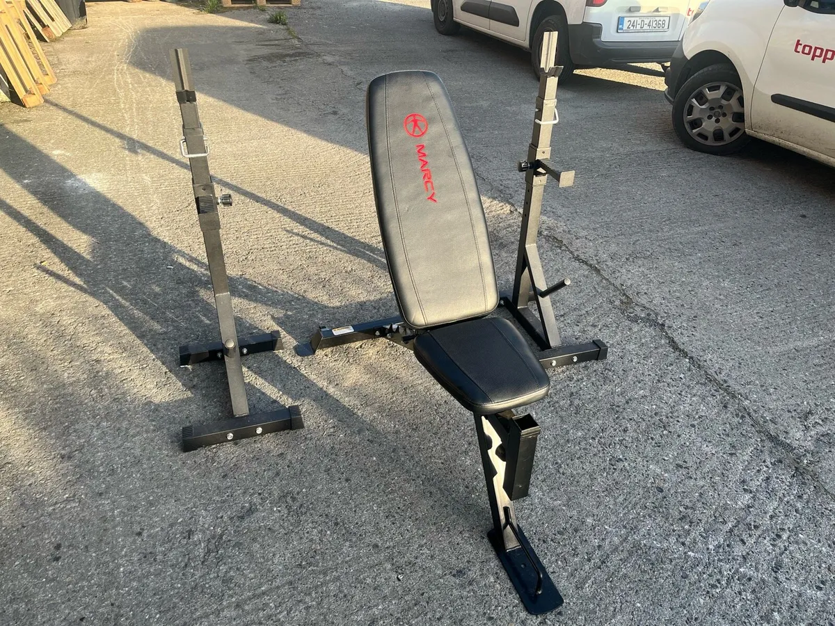 Weight bench and squat stands - Image 2