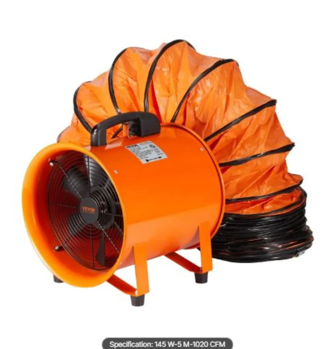Portable Ventilator, 203.2mm Heavy Duty Cylinder - Image 1