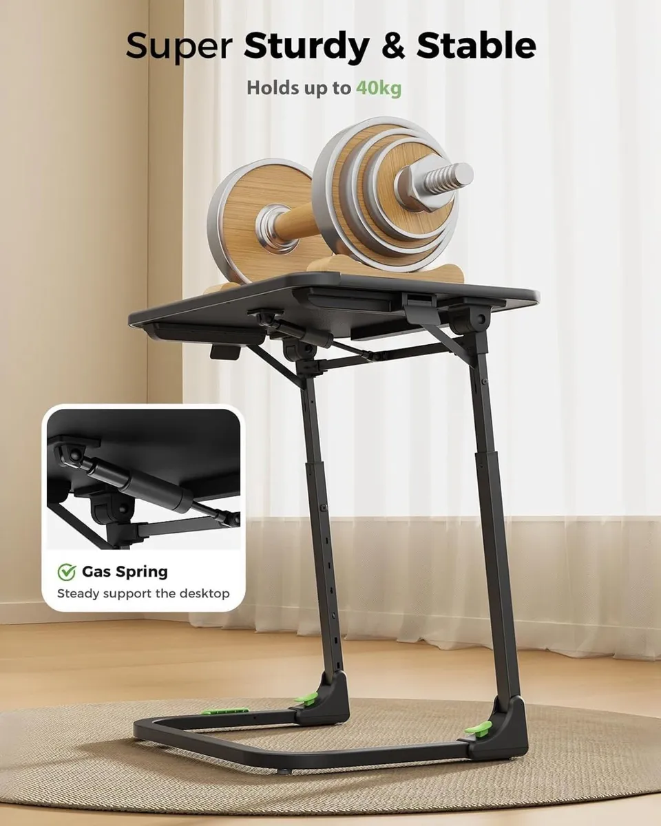 Small Folding Table Height Tilt Adjustable Sofa - Image 3