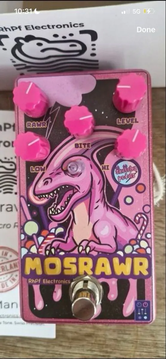 RhPf Electronics Mosrawr Fuzz Pedal - Image 3