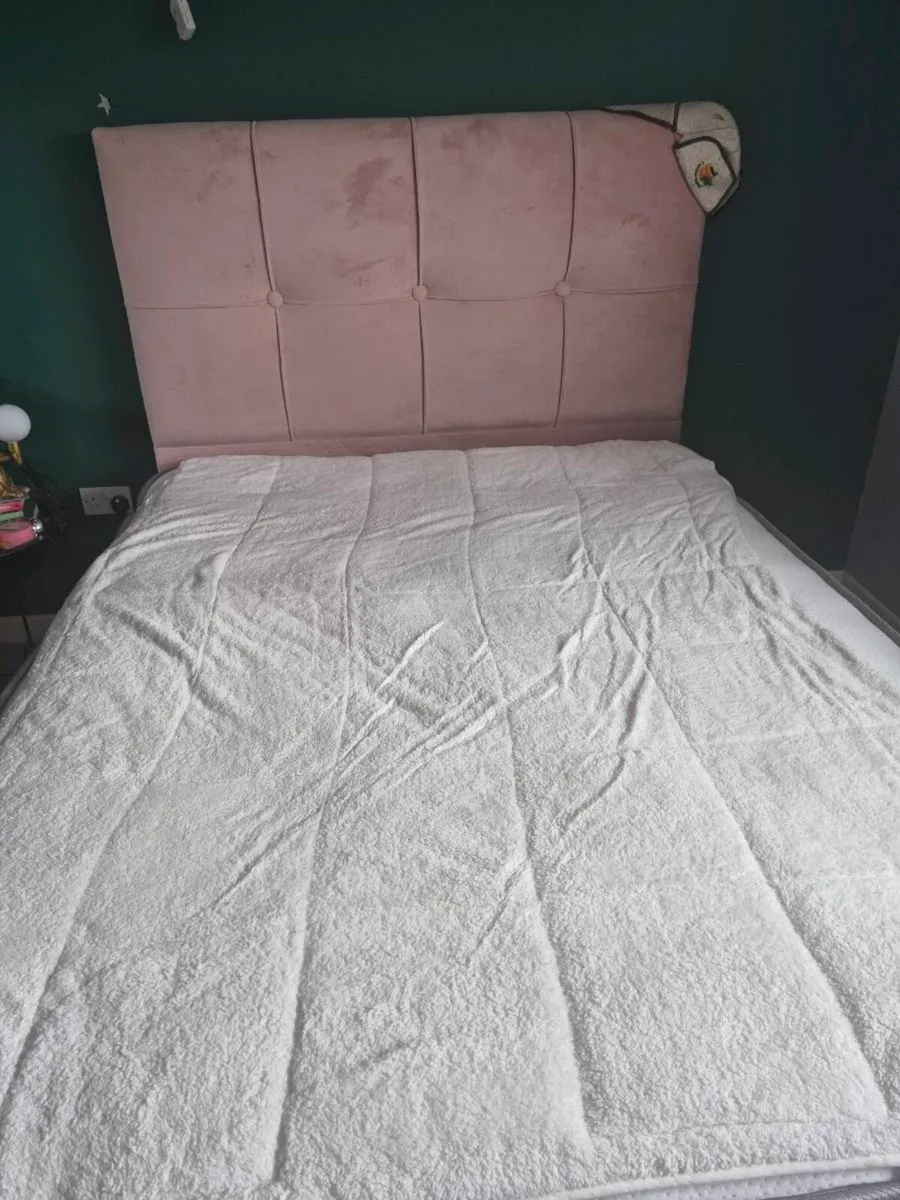King size bed, mattress and frame