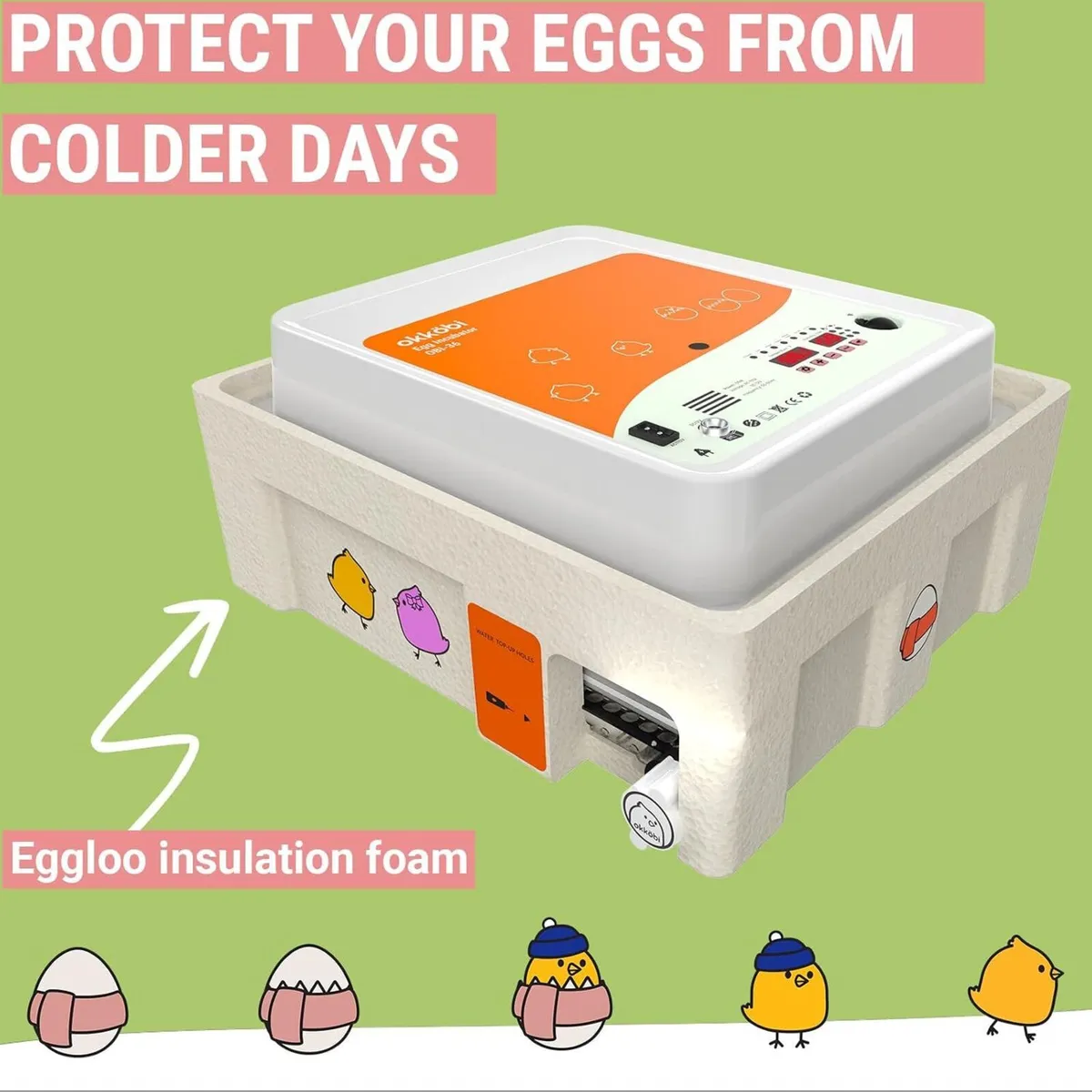 Egg Incubator 36 Egg Automatic Turner Poultry - Image 3