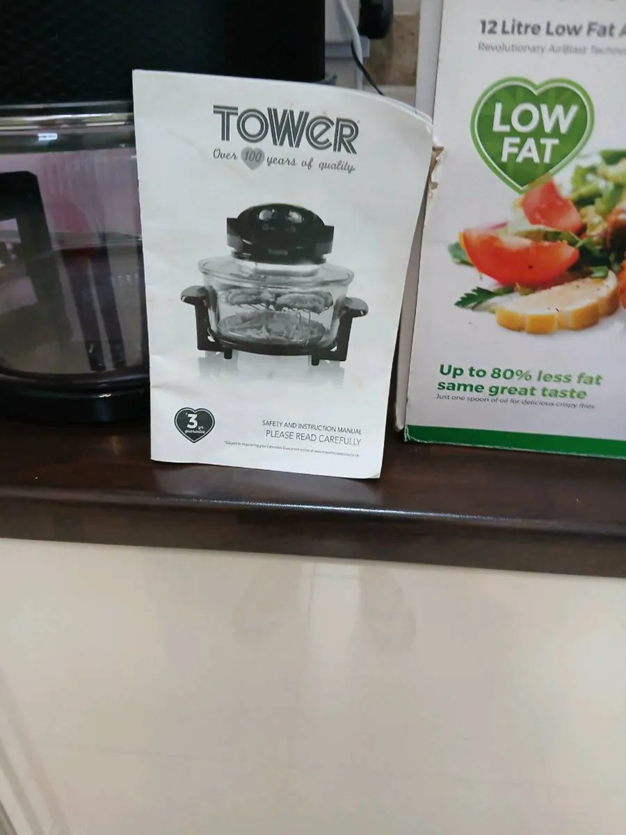 TOWER 12 LITRE LOW FAT AIR FRYER BOXED - Image 3