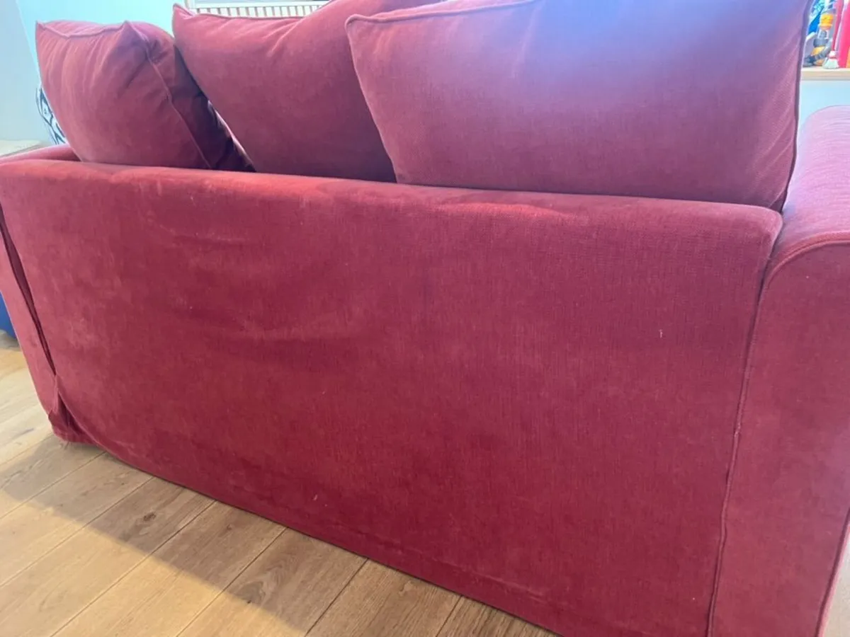 GRÖNLID IKEA Red Sofas X2 - Image 3