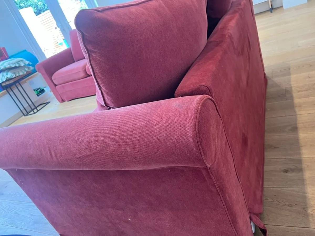 GRÖNLID IKEA Red Sofas X2 - Image 4