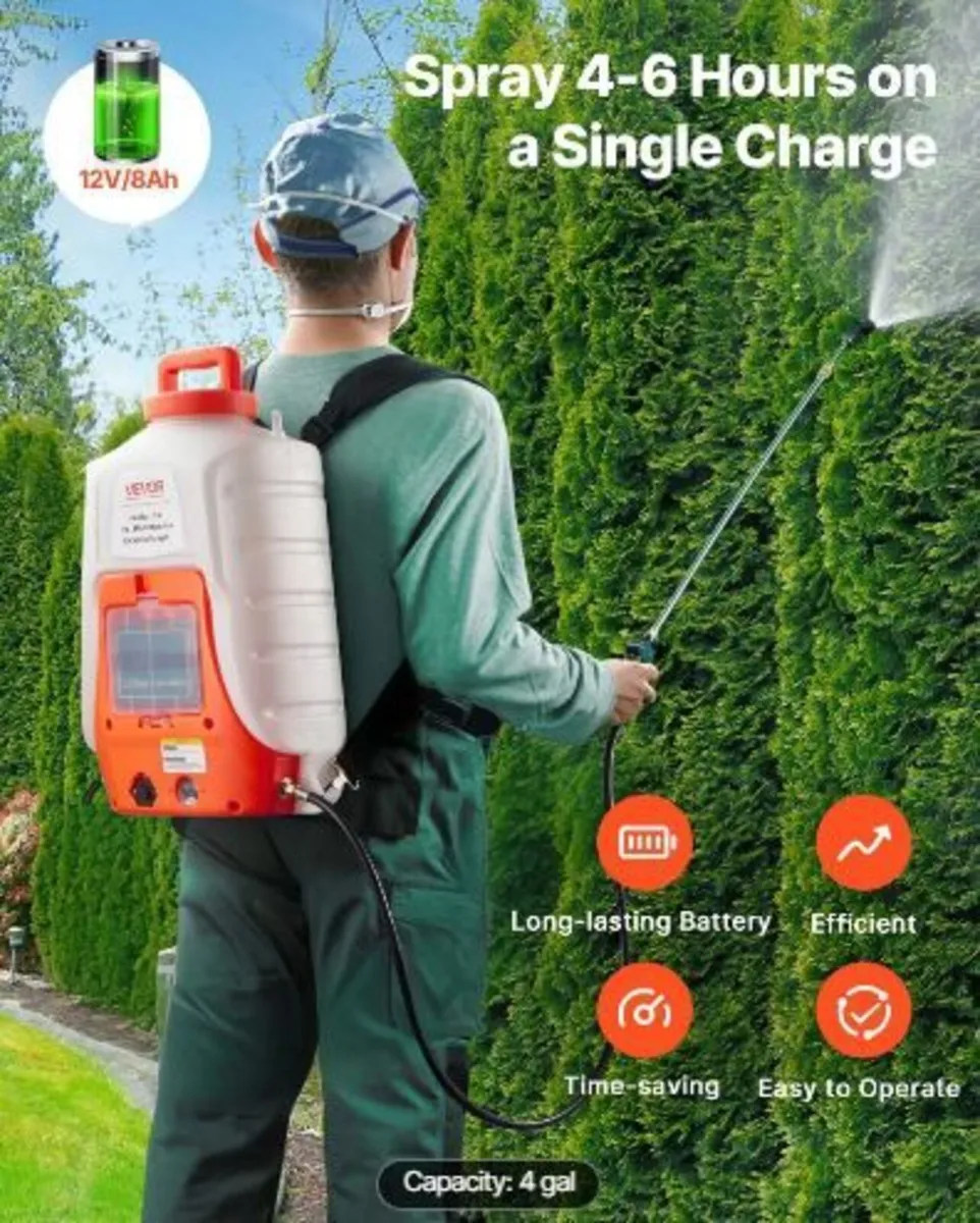 Battery Powered Backpack Sprayer - Image 3