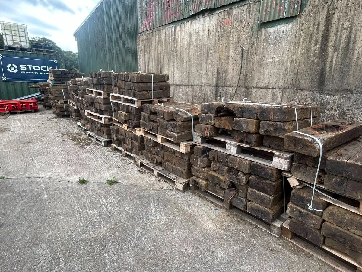 12x railway sleepers - Image 2