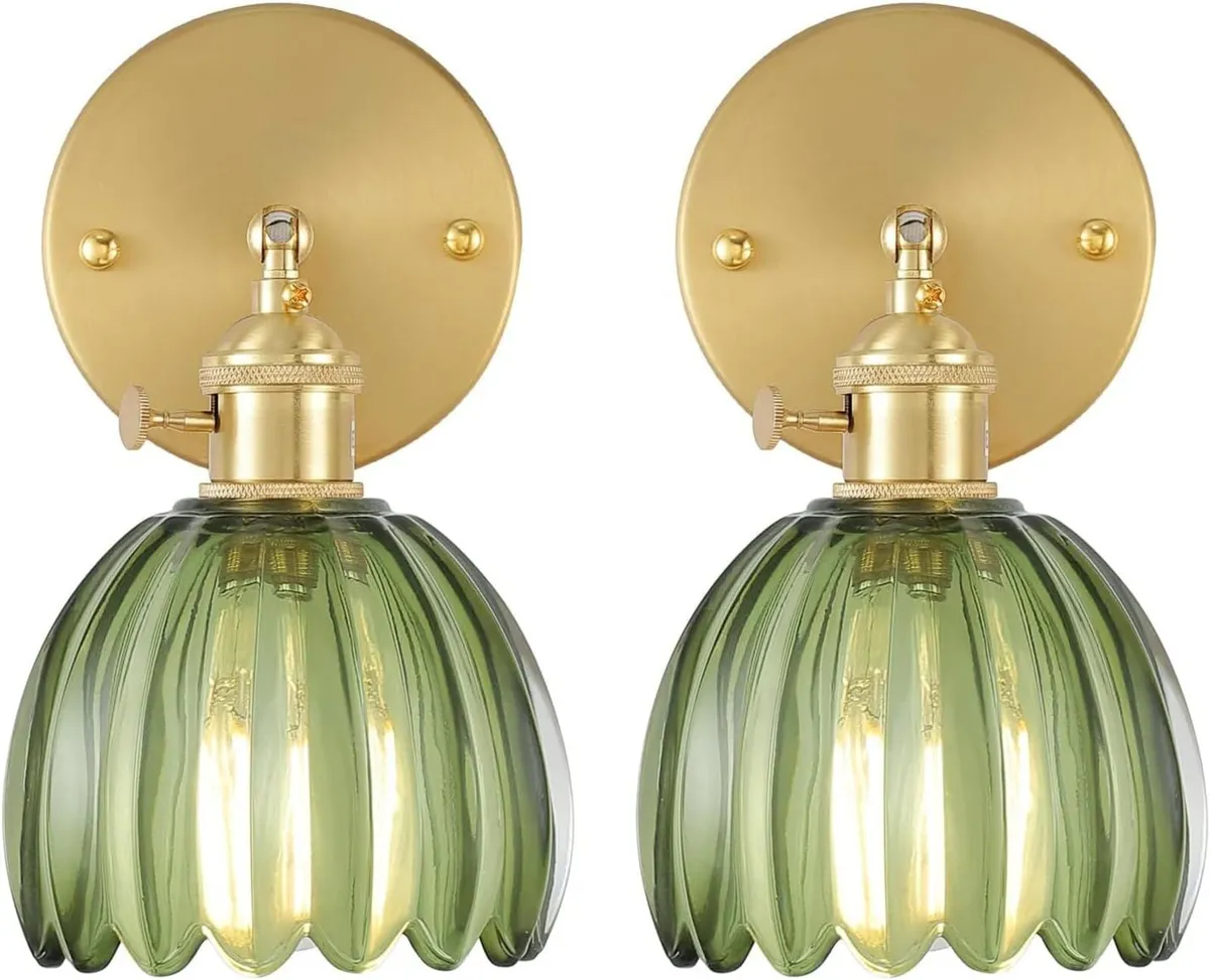 Vintage Wall Lights Lamps (Set of 2) - Image 1