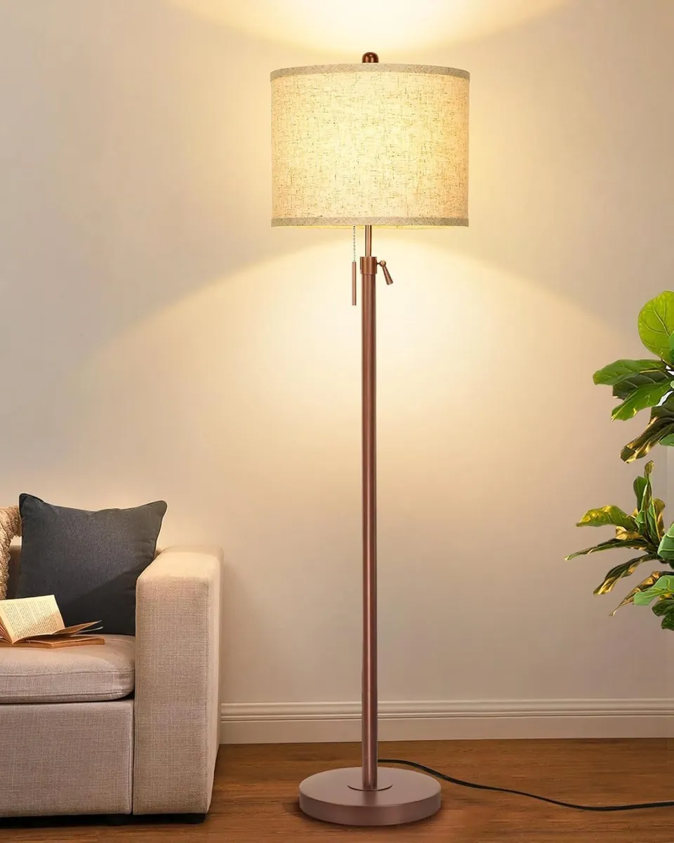 Floor Lamp Modern Tall Standing Adjustable Height - Image 1