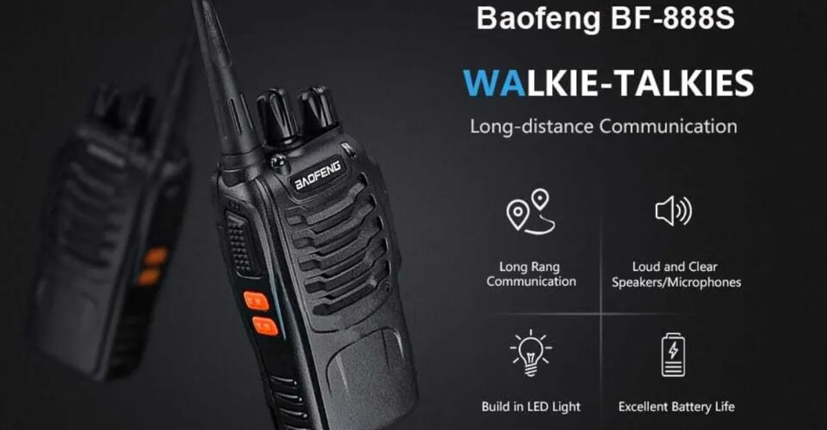 Powerful Walkie Talkie Full Set with Earpieces - Image 2