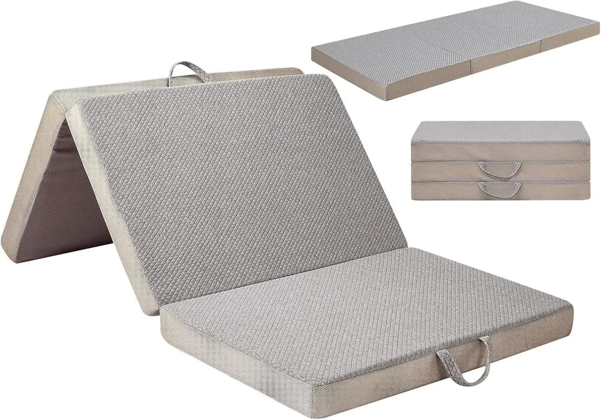 Tri-Fold X 10 Memory Foam Mattress Foldable - Image 1
