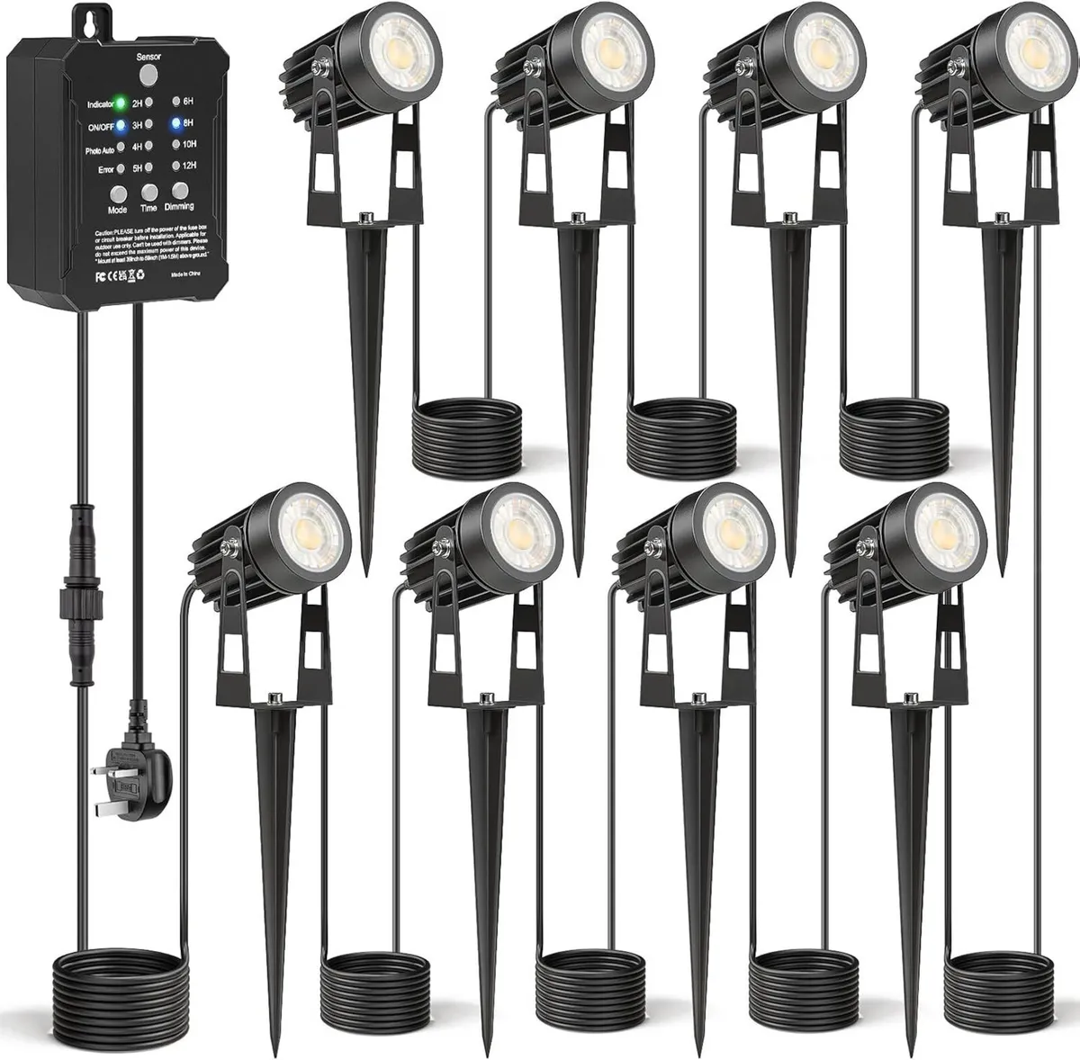 Garden Lights with Transformer Photocell Sensor - Image 1