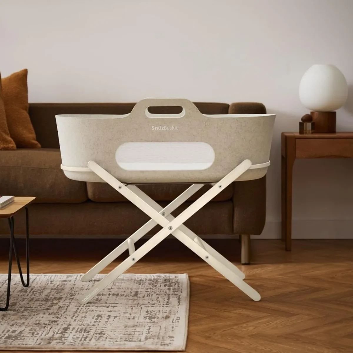 Snuzbaskit Moses Basket with Mattress Folding - Image 1