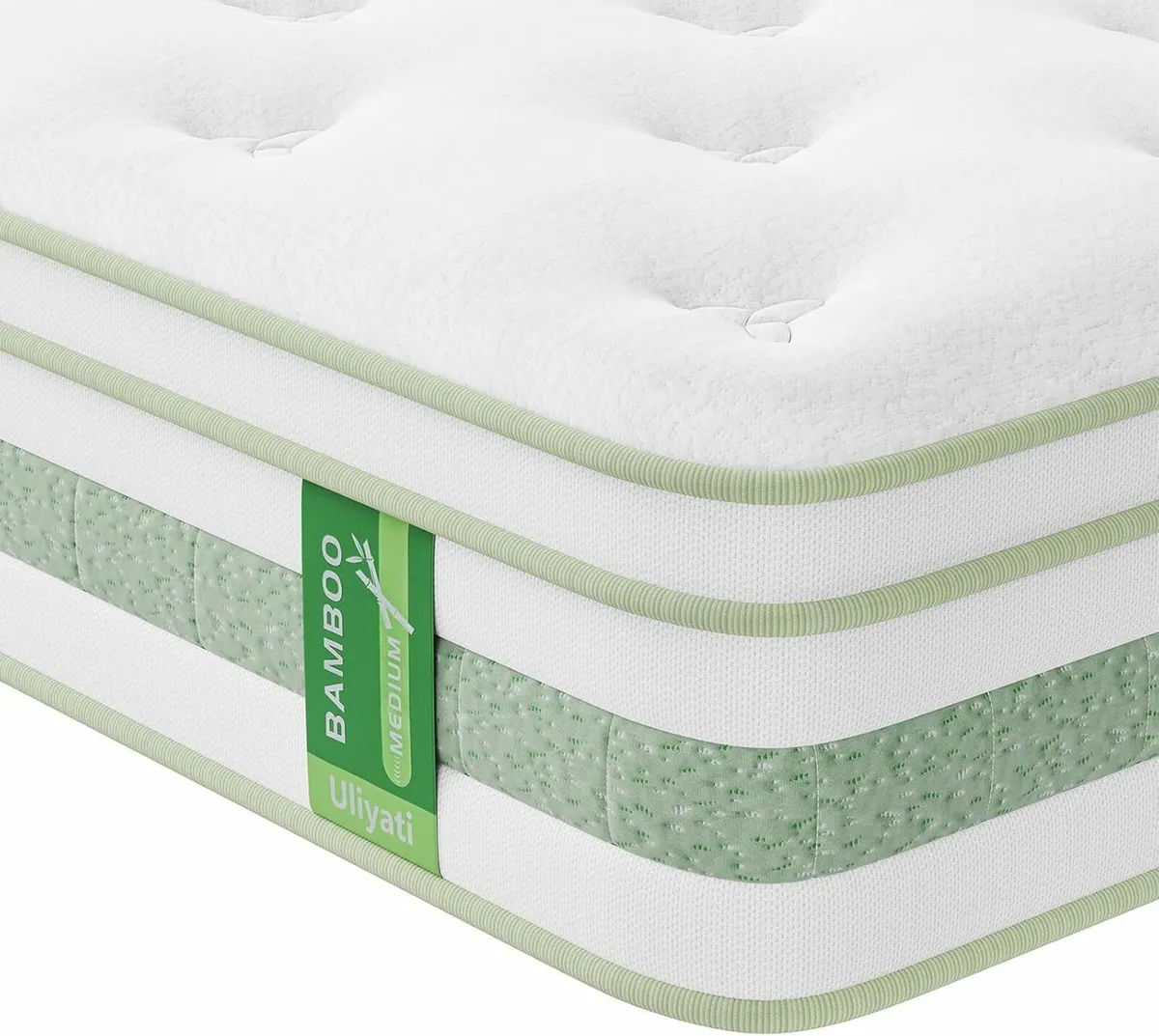 Mattress Memory Foam Pocket Sprung Hybrid Medium - Image 1