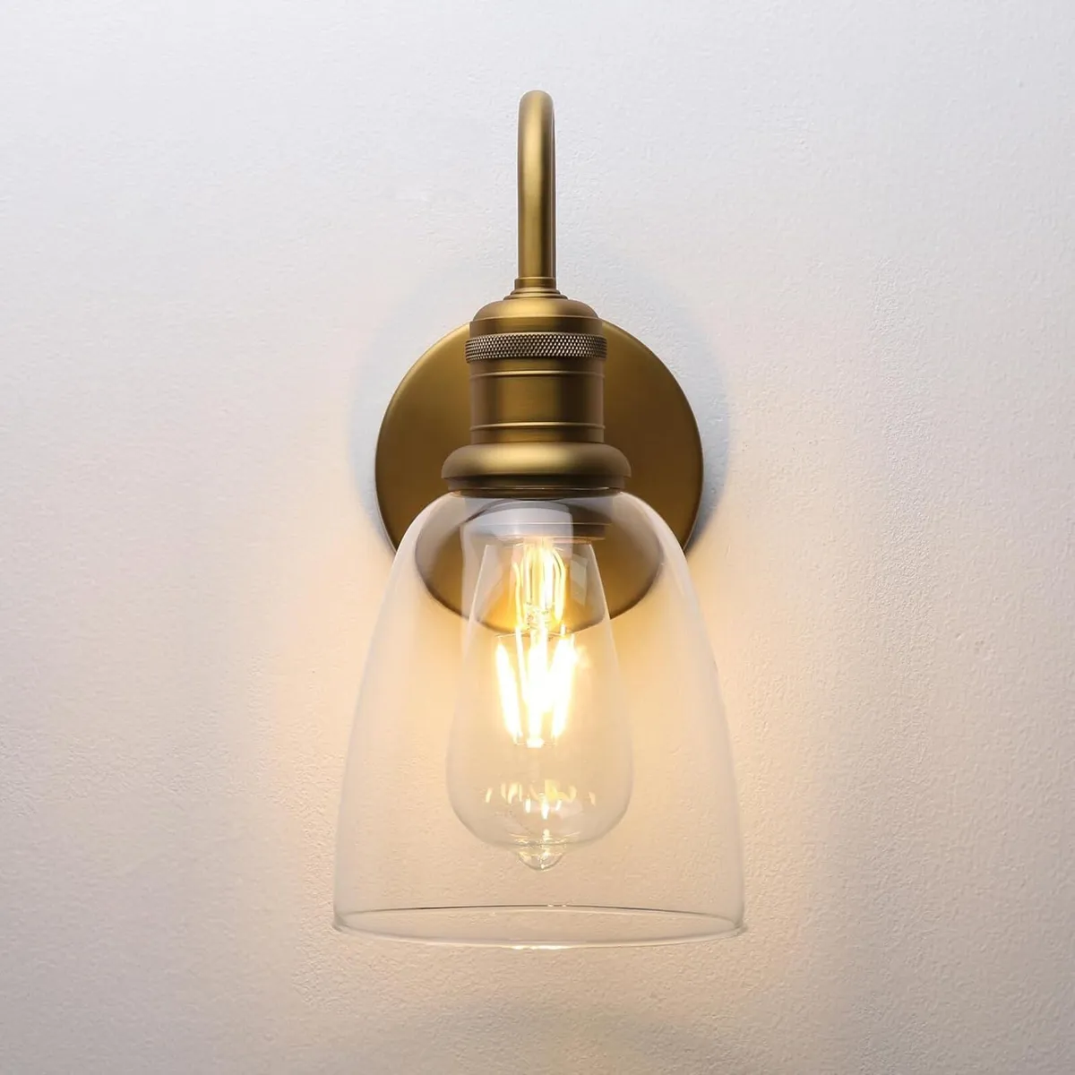 2 Sets of Vintage Elegant Glass Sconce Wall - Image 4