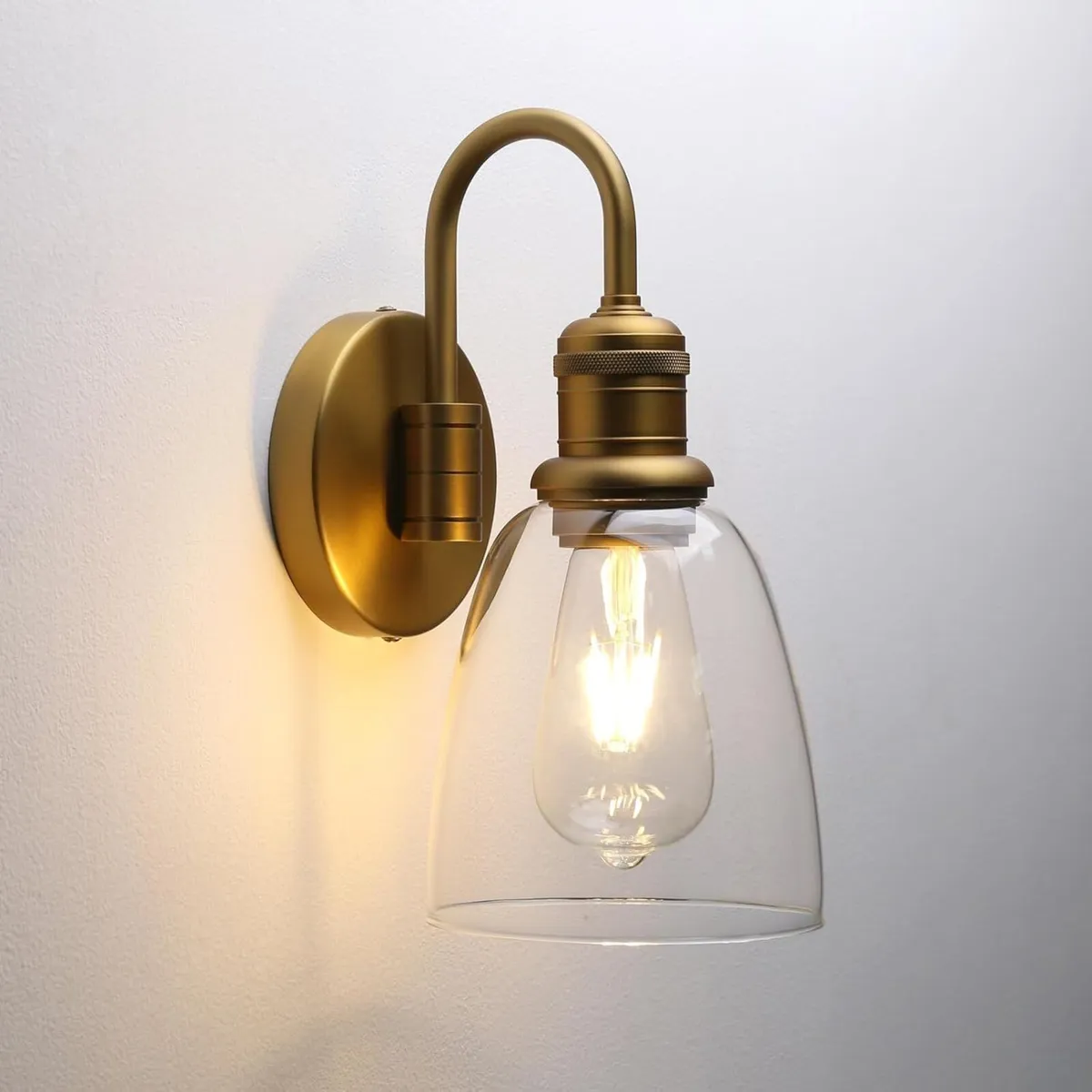 2 Sets of Vintage Elegant Glass Sconce Wall - Image 2
