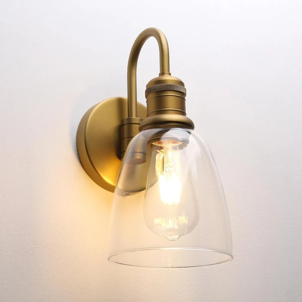 2 Sets of Vintage Elegant Glass Sconce Wall - Image 3