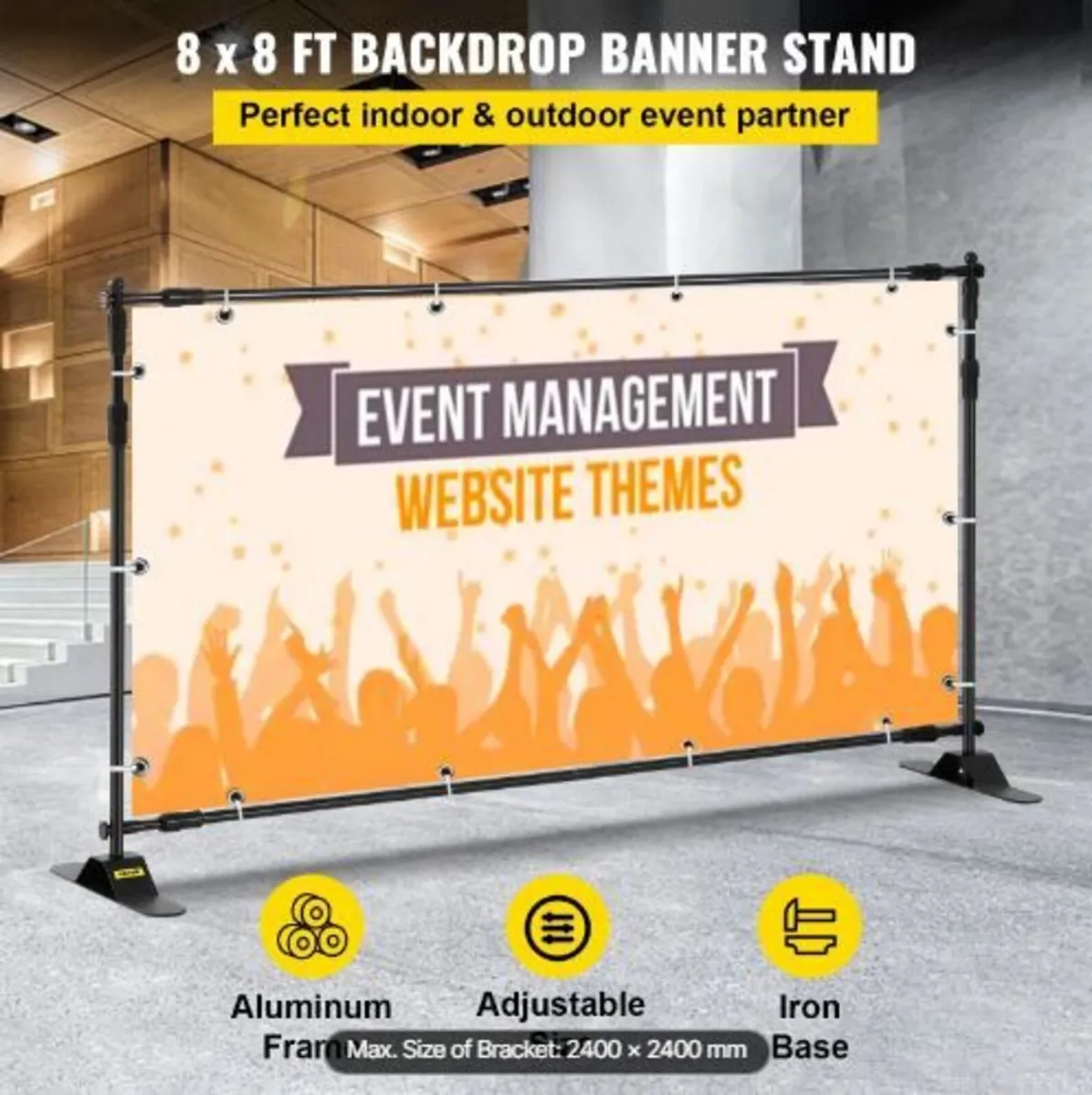 Backdrop Banner Stand Step - Image 1