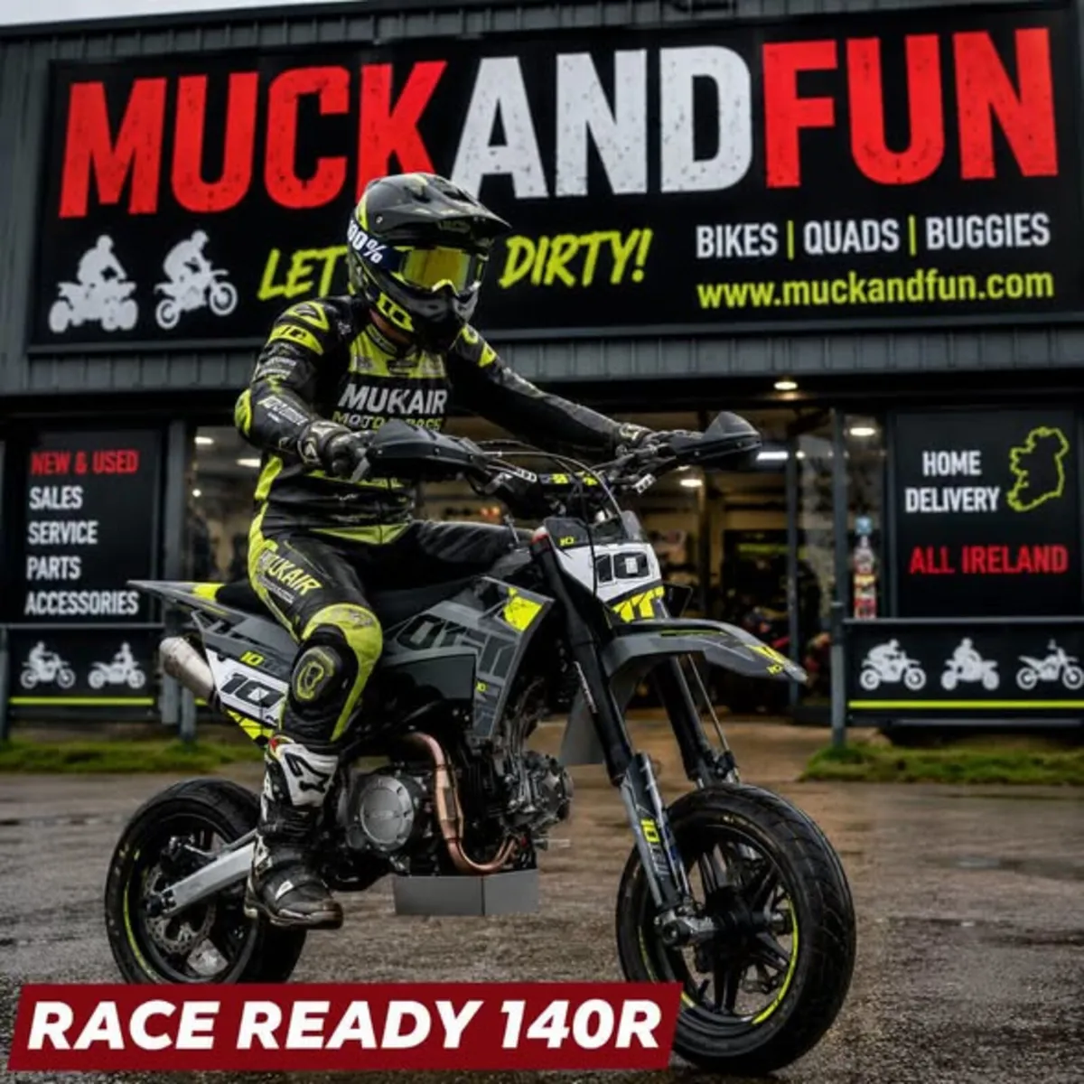 10TEN 140 Supermoto DELIVERY/EASYPAY/WARRATY - Image 1