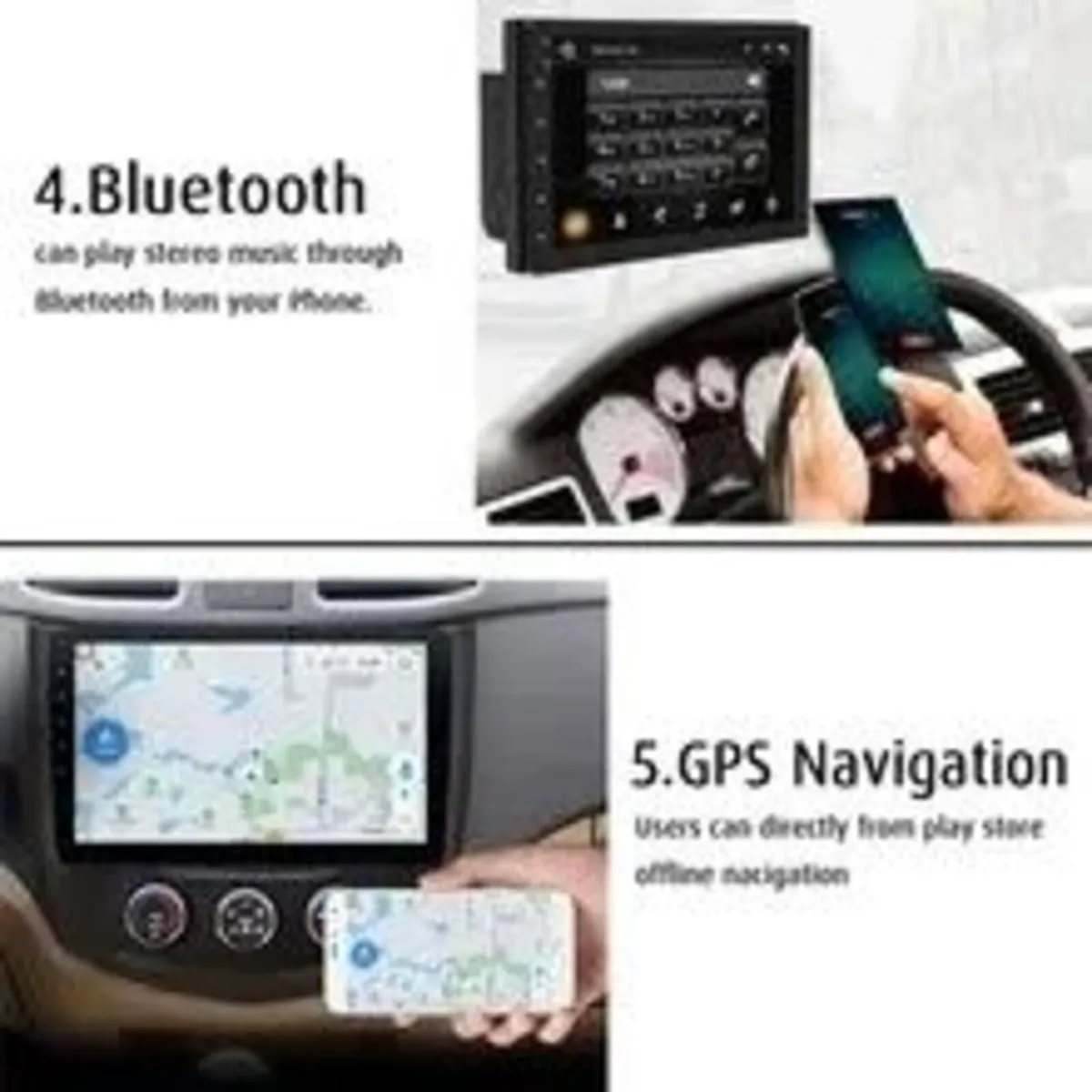 7-Inch 2 Din Android 8.0 Car Stereo Radio - Image 4
