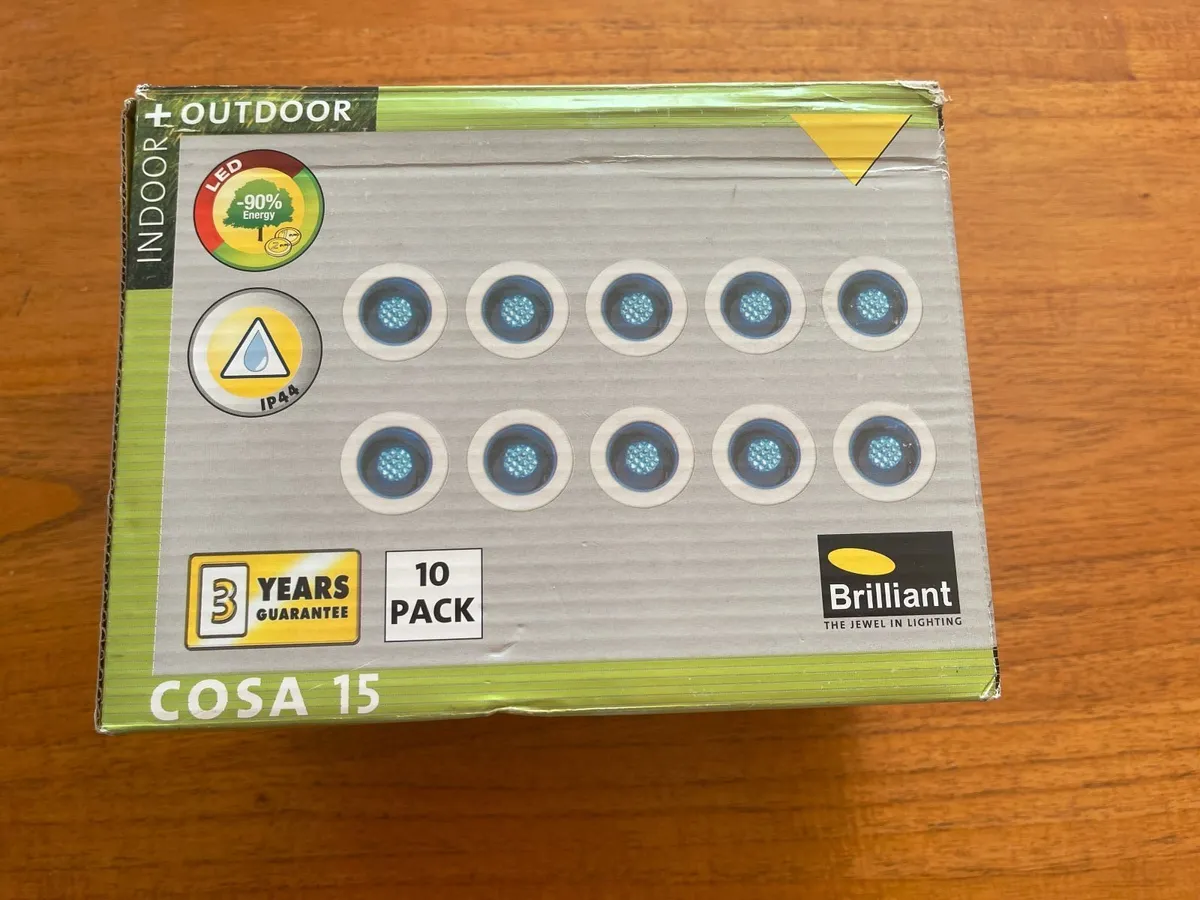 LED Brilliant Cosa 15 ,Recessed  Blue Lights - Image 1