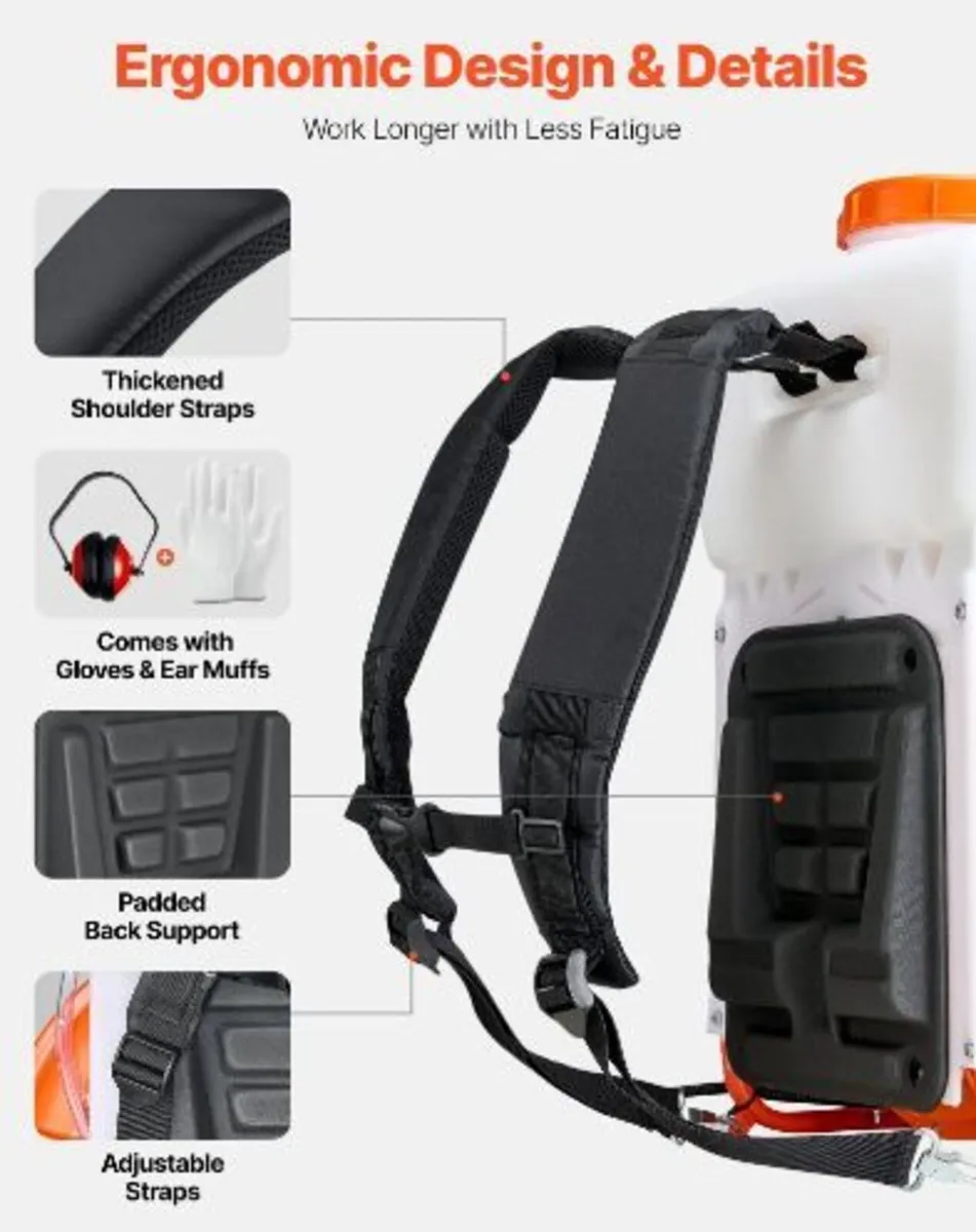 Backpack Fogger Sprayer, 63CC 3HP Engine, - Image 2