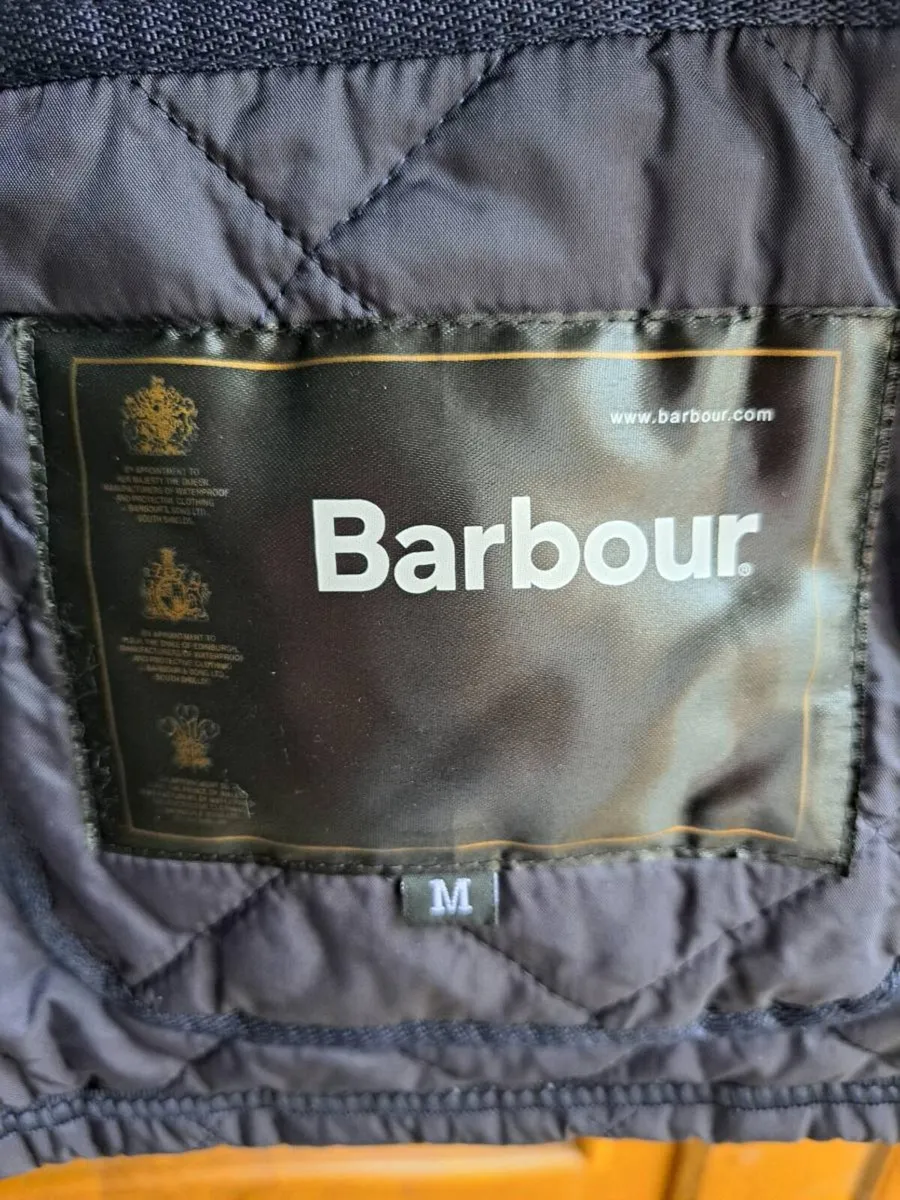 Gents quilted Barbour jacket - Image 3